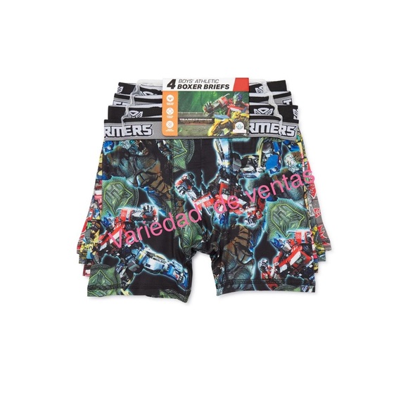 Transformers Boys’ Rise of the Beasts Print Boxer Briefs, 4-Pack, Sizes XS-XL - Picture 1 of 6